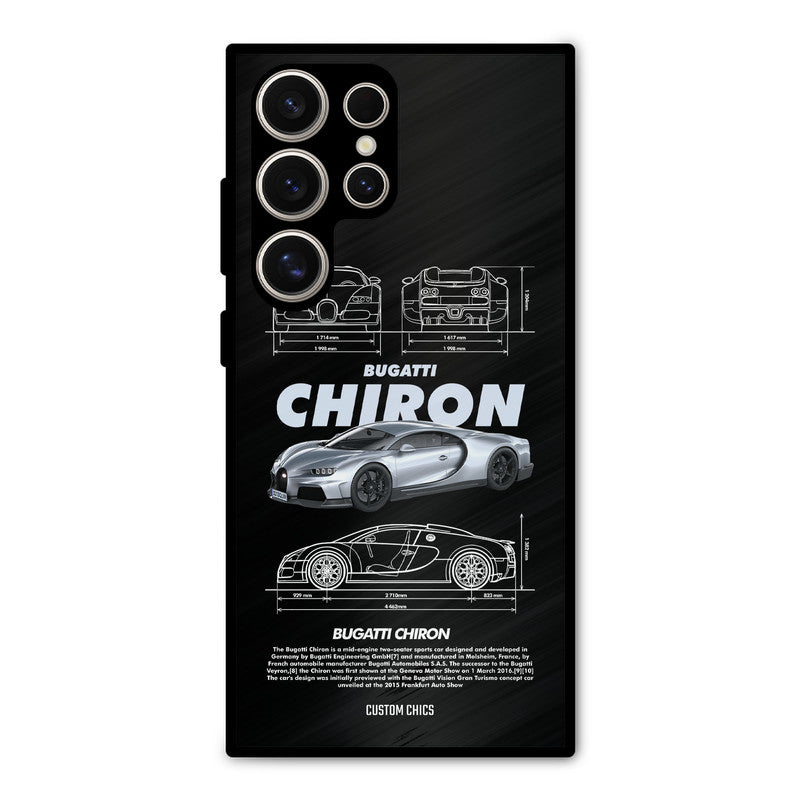 Grey Chiron Samsung Galaxy S24 Ultra Mobile Back Cover - Car&Bike PrintShield Case