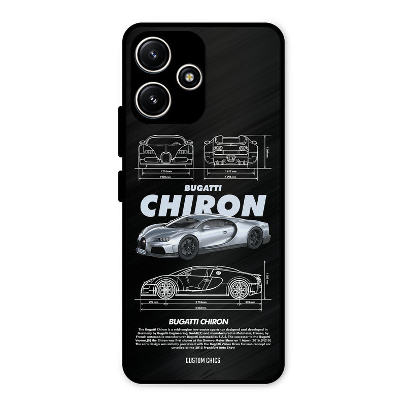 Grey Chiron Redmi 12 5G Mobile Back Cover - Car&Bike PrintShield Case