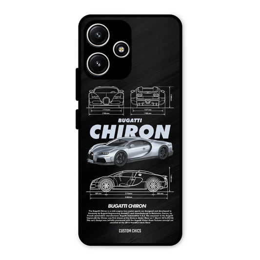 Grey Chiron Redmi 12 5G Mobile Back Cover - Car&Bike PrintShield Case