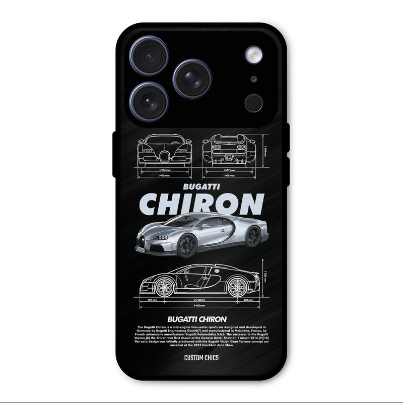 Grey Chiron iPhone 17 Pro Mobile Back Cover - Car&Bike PrintShield Case