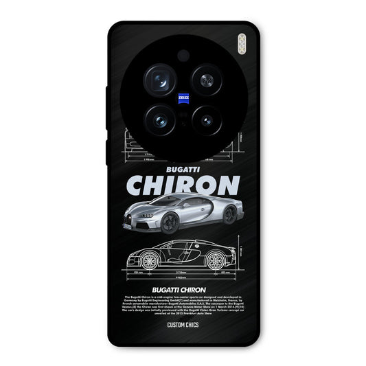 Grey Chiron Vivo X200 Pro Mobile Back Cover - Car&Bike PrintShield Case