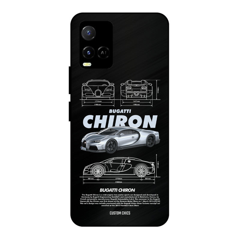 Grey Chiron Vivo Y33s Mobile Back Cover - Car&Bike PrintShield Case