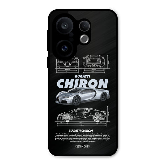 Grey Chiron Vivo X200 FE Mobile Back Cover - Car&Bike PrintShield Case