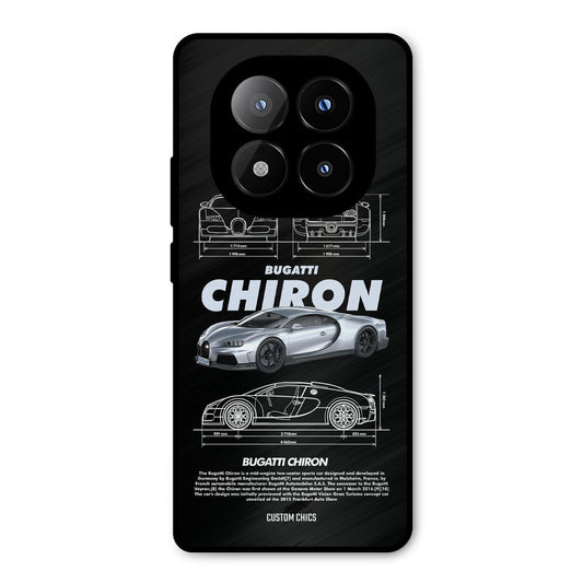Grey Chiron Redmi Note 14 Pro Plus 5G Mobile Back Cover - Car&Bike PrintShield Case