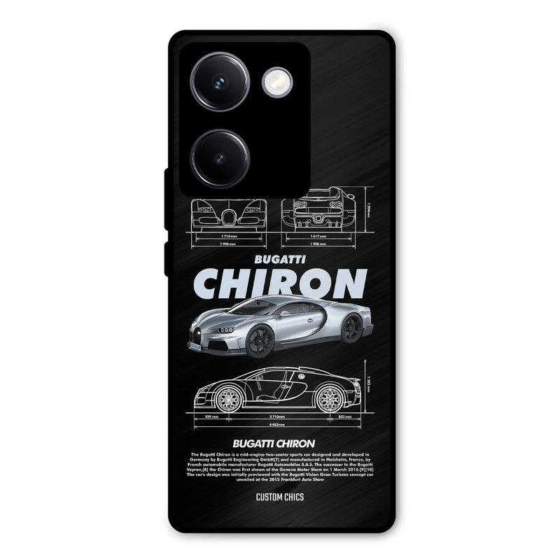 Grey Chiron Vivo Y300 Plus Mobile Back Cover - Car&Bike PrintShield Case