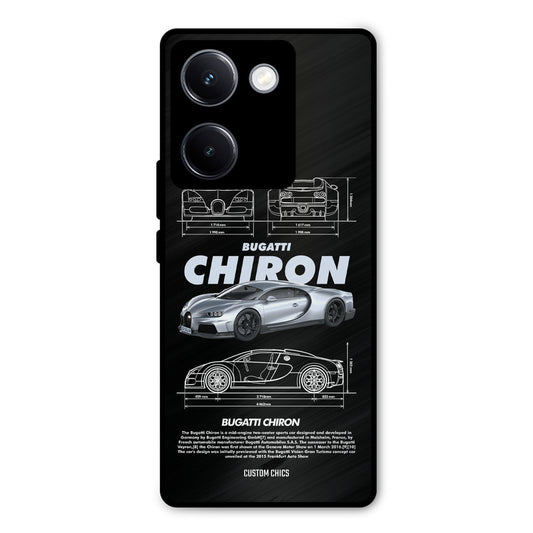 Grey Chiron Vivo Y300 Plus Mobile Back Cover - Car&Bike PrintShield Case