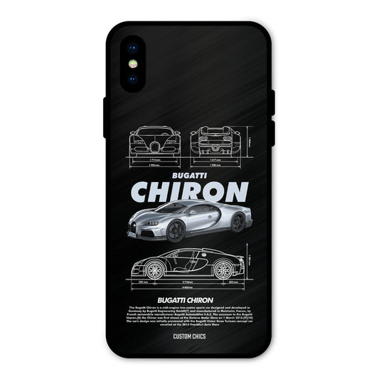 Grey Chiron iPhone X Mobile Back Cover - Car&Bike PrintShield Case