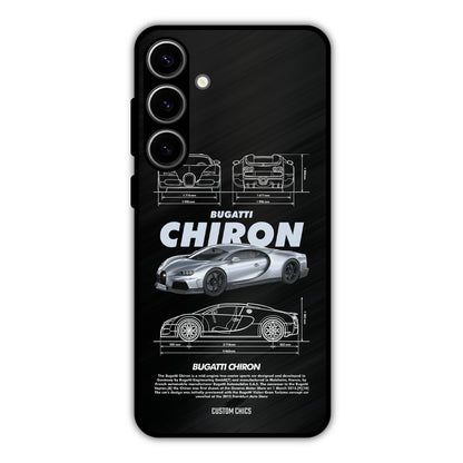 Grey Chiron Samsung Galaxy S24 Plus Mobile Back Cover - Car&Bike PrintShield Case