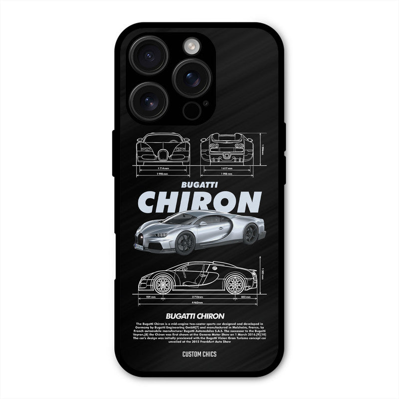 Grey Chiron iPhone 16 Pro Mobile Back Cover - Car&Bike PrintShield Case