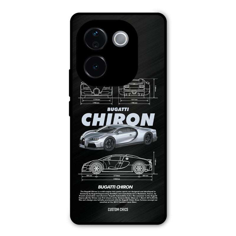 Grey Chiron Vivo T3 Pro Mobile Back Cover - Car&Bike PrintShield Case