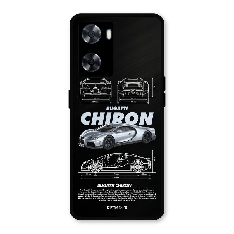 Grey Chiron Oppo A57 2022 Mobile Back Cover - Car&Bike PrintShield Case