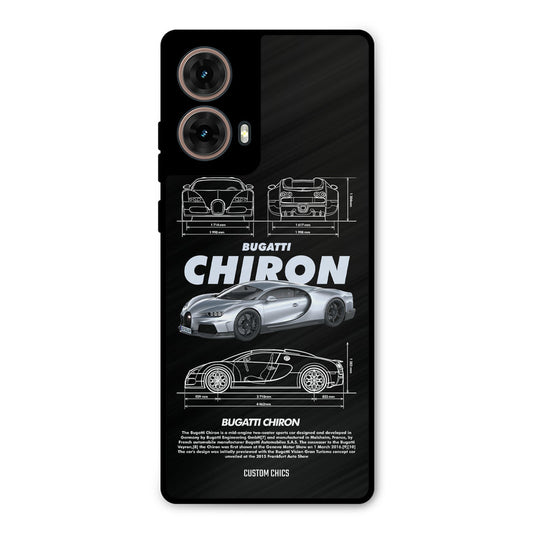 Grey Chiron Moto G85 Mobile Back Cover - Car&Bike PrintShield Case