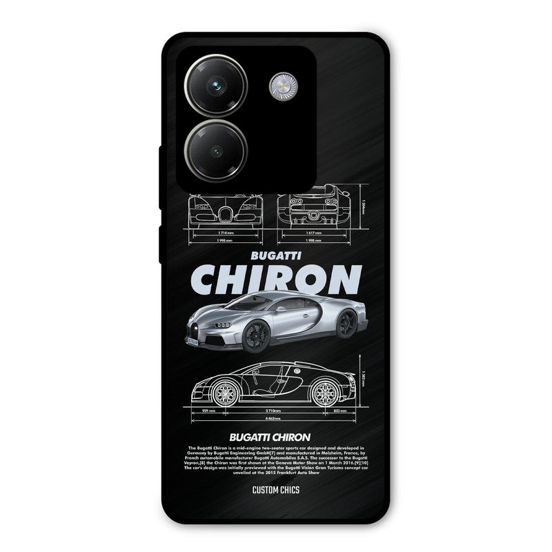 Grey Chiron Poco M7 Pro Mobile Back Cover - Car&Bike PrintShield Case