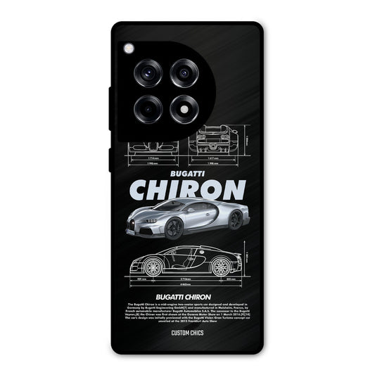 Grey Chiron OnePlus 12R Mobile Back Cover - Car&Bike PrintShield Case