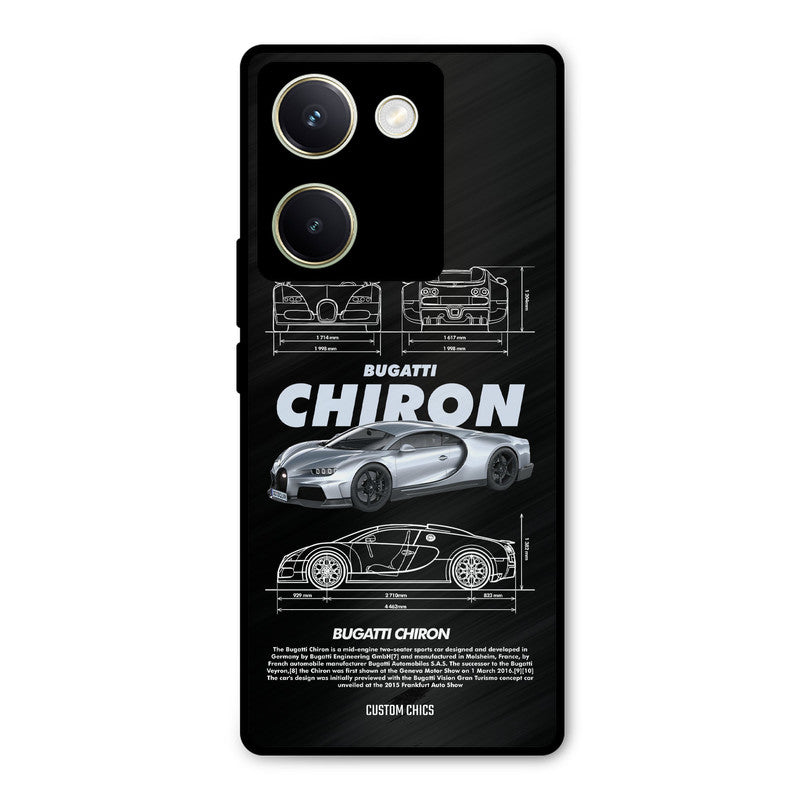 Grey Chiron Vivo Y200 Pro Mobile Back Cover - Car&Bike PrintShield Case