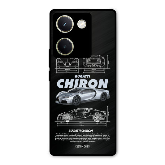 Grey Chiron Vivo Y200 Pro Mobile Back Cover - Car&Bike PrintShield Case