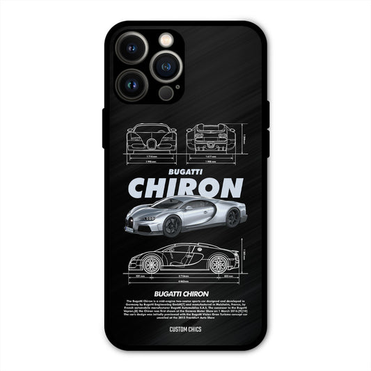 Grey Chiron iPhone 13 Pro Max Mobile Back Cover - Car&Bike PrintShield Case
