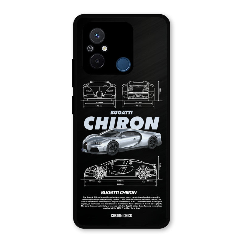 Grey Chiron Redmi 12c Mobile Back Cover - Car&Bike PrintShield Case