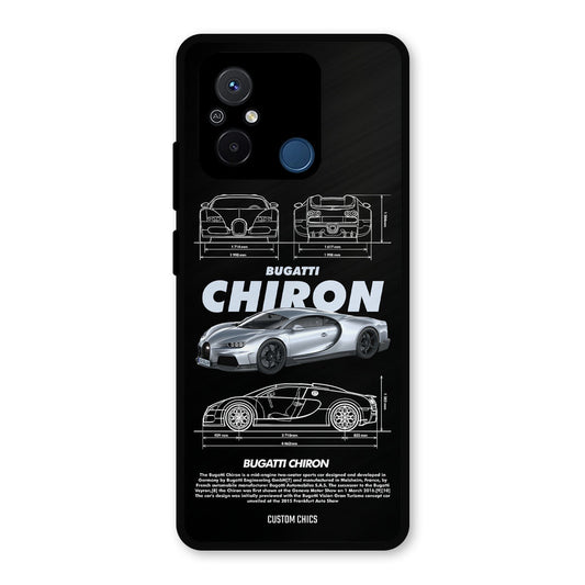 Grey Chiron Redmi 12c Mobile Back Cover - Car&Bike PrintShield Case