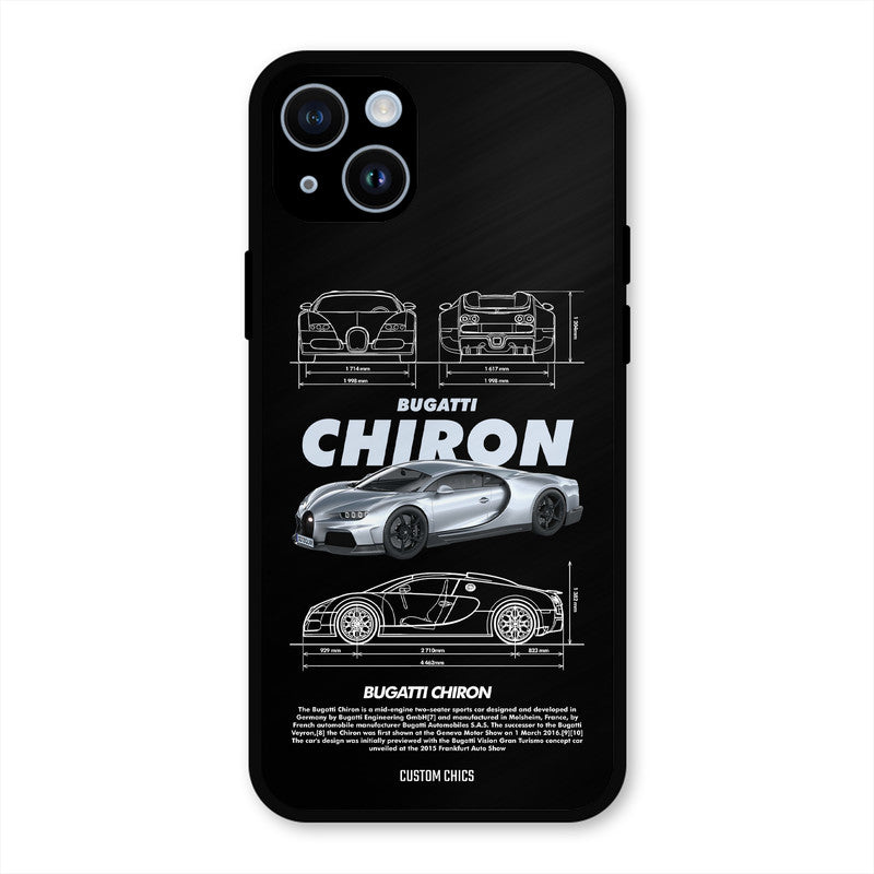 Grey Chiron iPhone 14 Mobile Back Cover - Car&Bike PrintShield Case