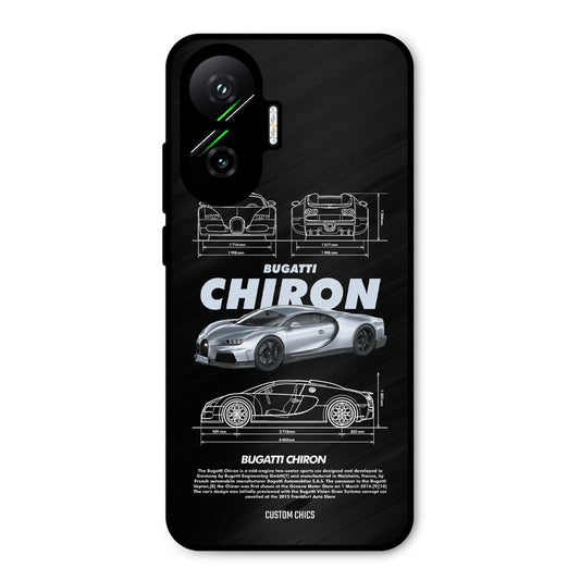 Grey Chiron Poco F7 5G Mobile Back Cover - Car&Bike PrintShield Case