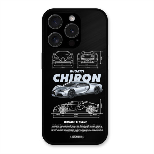Grey Chiron iPhone 15 Pro Mobile Back Cover - Car&Bike PrintShield Case