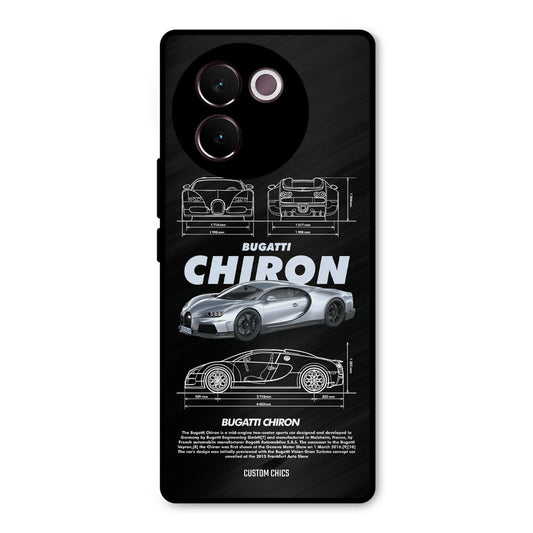 Grey Chiron Vivo V30e Mobile Back Cover - Car&Bike PrintShield Case