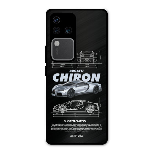 Grey Chiron Vivo V30 Pro Mobile Back Cover - Car&Bike PrintShield Case