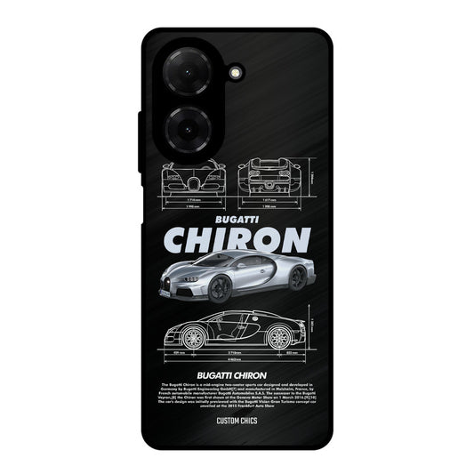 Grey Chiron Poco C71 Mobile Back Cover - Car&Bike PrintShield Case