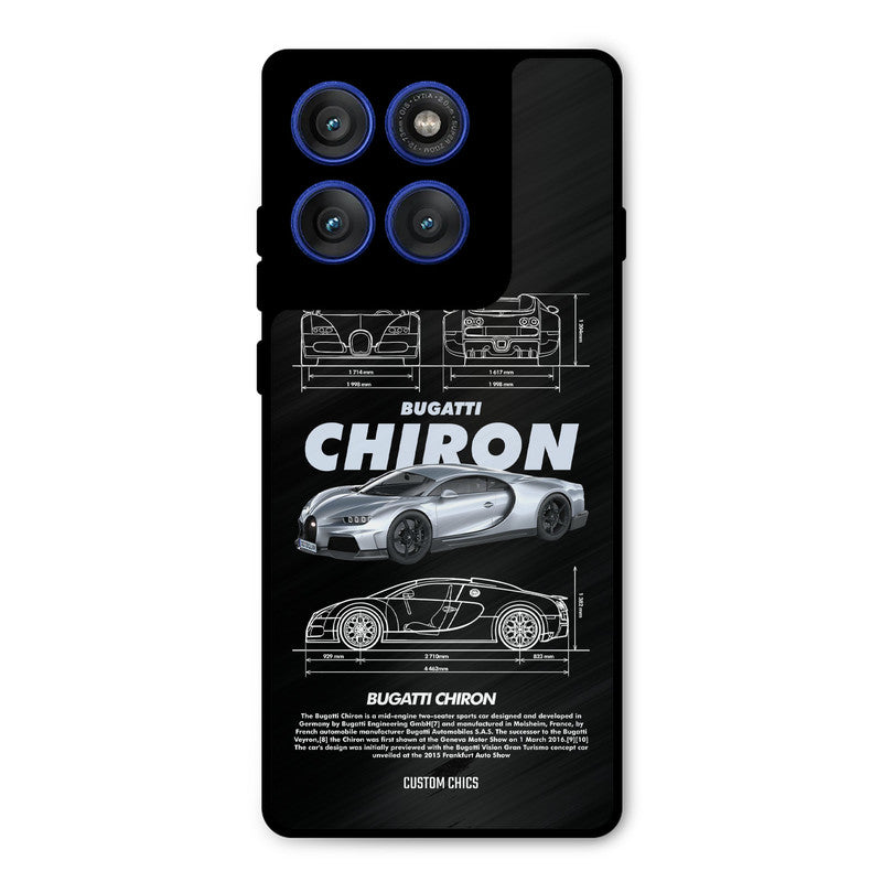 Grey Chiron Motorola Edge 60 Pro Mobile Back Cover - Car&Bike PrintShield Case