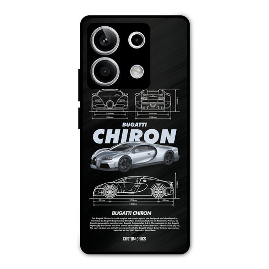 Grey Chiron Redmi Note 13 5G Mobile Back Cover - Car&Bike PrintShield Case