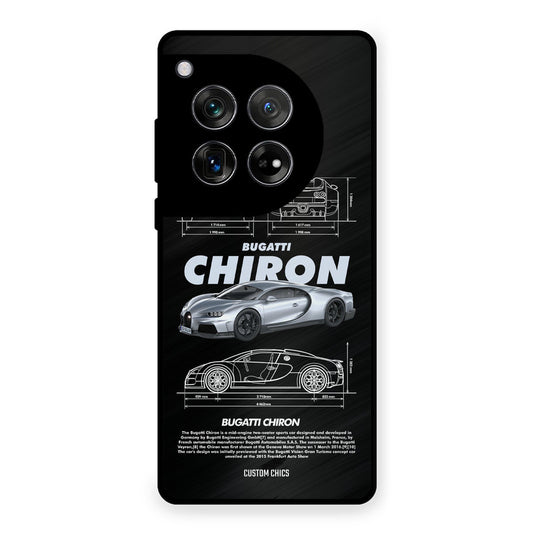 Grey Chiron OnePlus 12 Mobile Back Cover - Car&Bike PrintShield Case