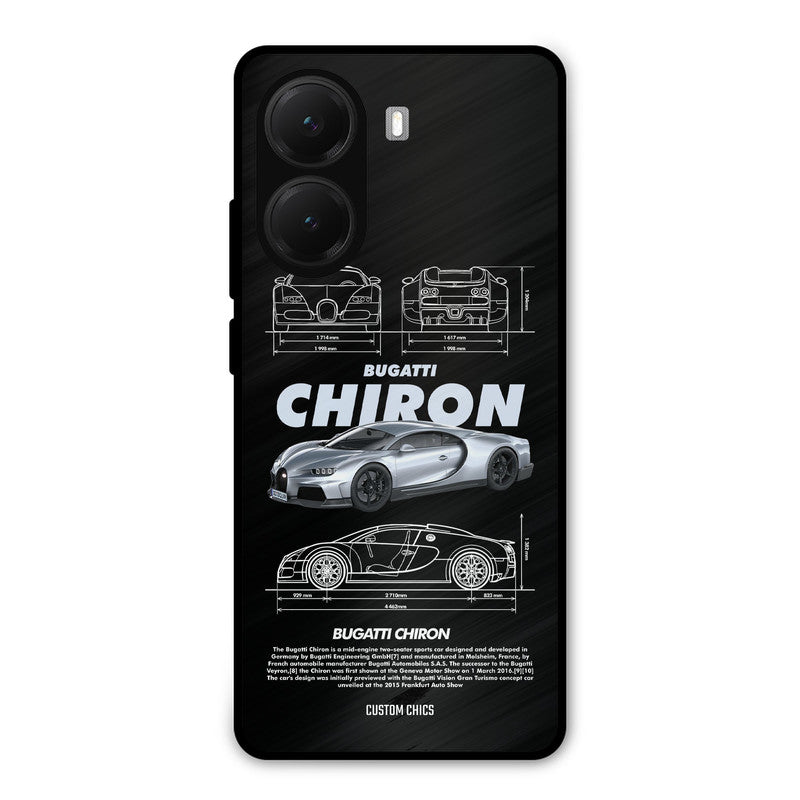 Grey Chiron Poco X7 Pro Mobile Back Cover - Car&Bike PrintShield Case