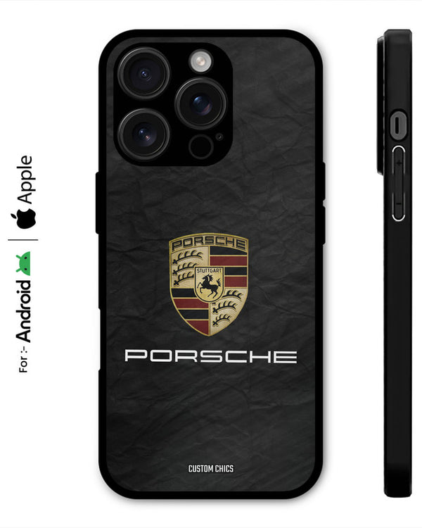 Grey Porsche Case – Premium PrintShield Mobile Cover