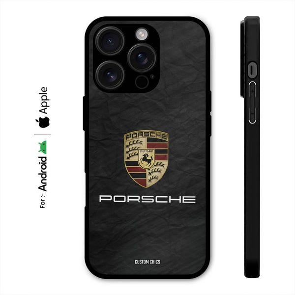 Grey Porsche Case – Premium PrintShield Mobile Cover