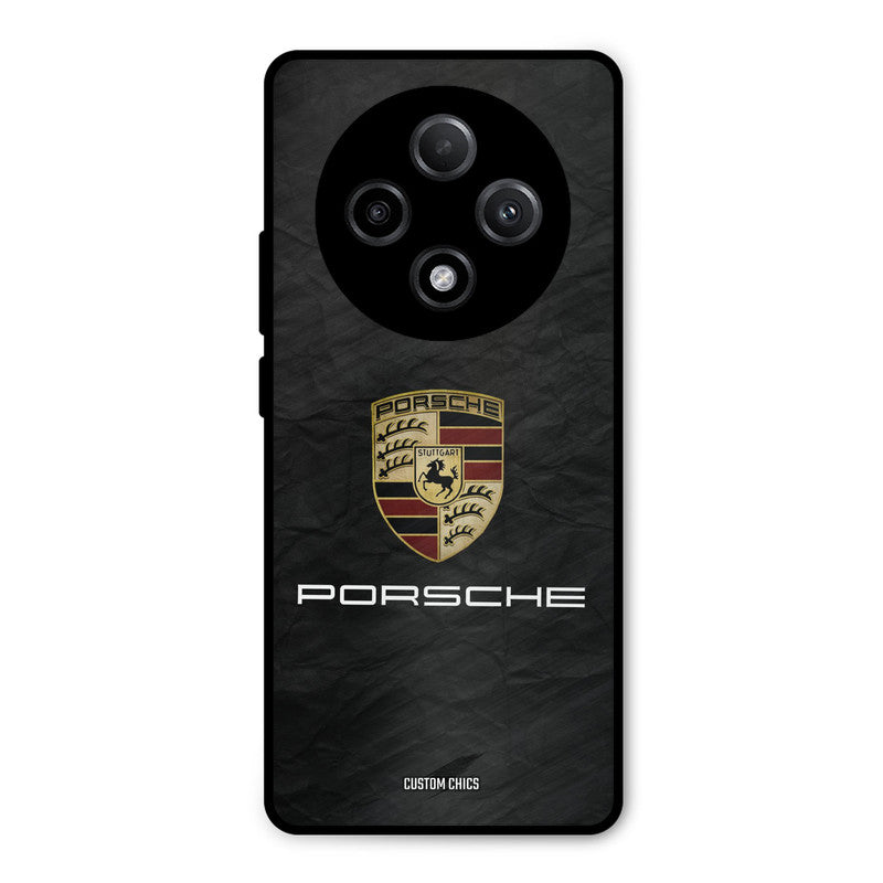 Grey Porsche Oppo F27 Pro Plus 5G Mobile Back Cover - Car&Bike PrintShield Case