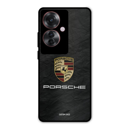 Grey Porsche Oppo F25 Pro Mobile Back Cover - Car&Bike PrintShield Case