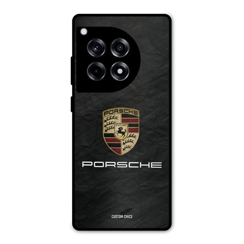 Grey Porsche OnePlus 12R Mobile Back Cover - Car&Bike PrintShield Case