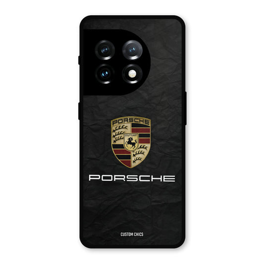 Grey Porsche OnePlus 11 Mobile Back Cover - Car&Bike PrintShield Case