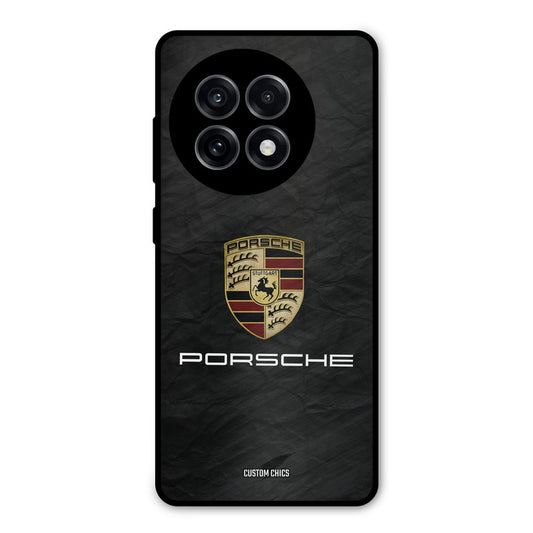 Grey Porsche OnePlus 13R Mobile Back Cover - Car&Bike PrintShield Case
