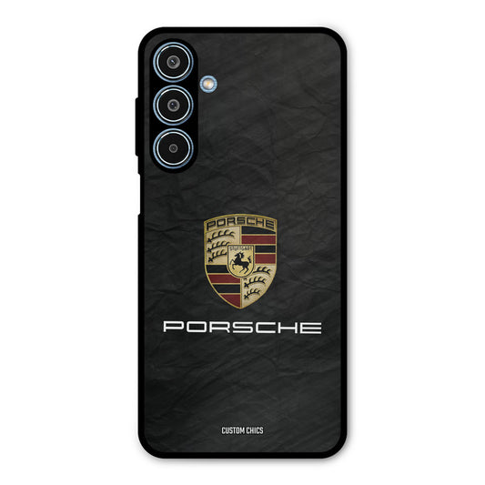 Grey Porsche Samsung Galaxy M35 5G Mobile Back Cover - Car&Bike PrintShield Case