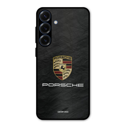 Grey Porsche Samsung Galaxy S25 Mobile Back Cover - Car&Bike PrintShield Case