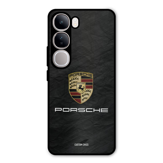 Grey Porsche Vivo Y300 Mobile Back Cover - Car&Bike PrintShield Case