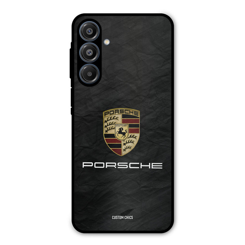 Grey Porsche Samsung Galaxy A16 5G Mobile Back Cover - Car&Bike PrintShield Case