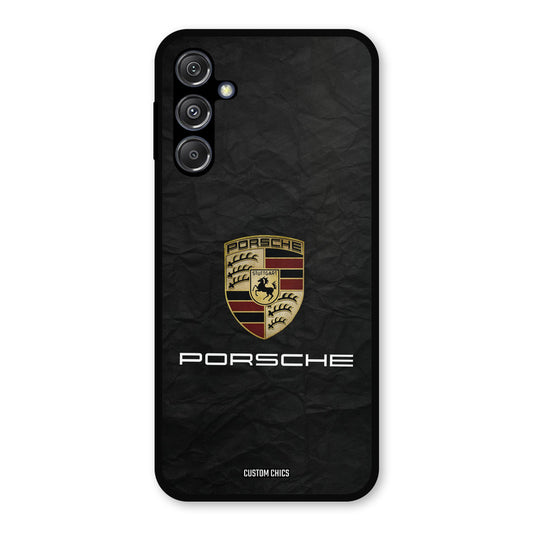 Grey Porsche Samsung Galaxy M34 5G Mobile Back Cover - Car&Bike PrintShield Case