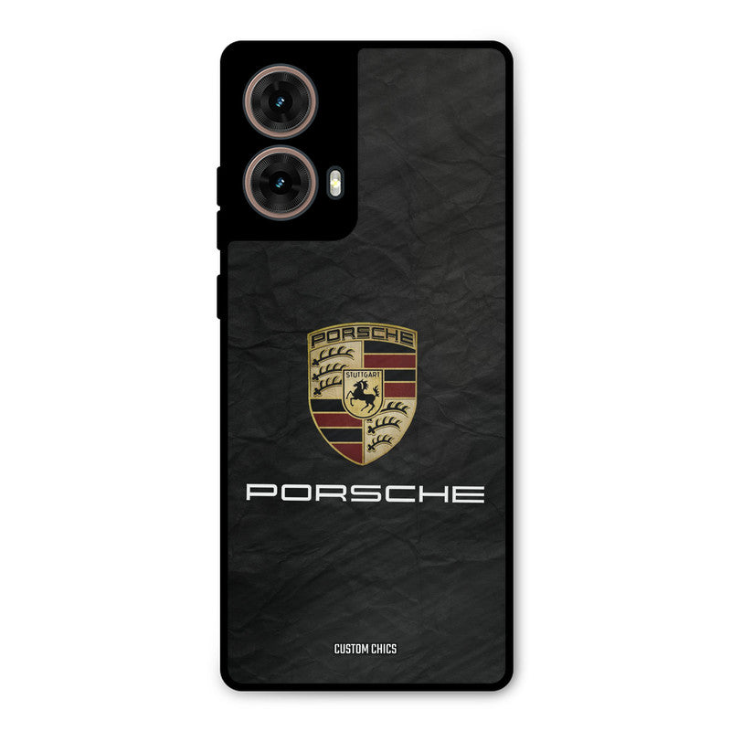 Grey Porsche Moto G85 Mobile Back Cover - Car&Bike PrintShield Case