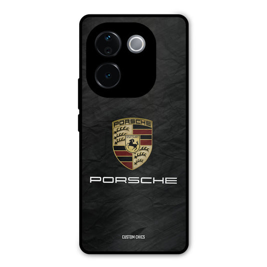 Grey Porsche Vivo T3 Pro Mobile Back Cover - Car&Bike PrintShield Case