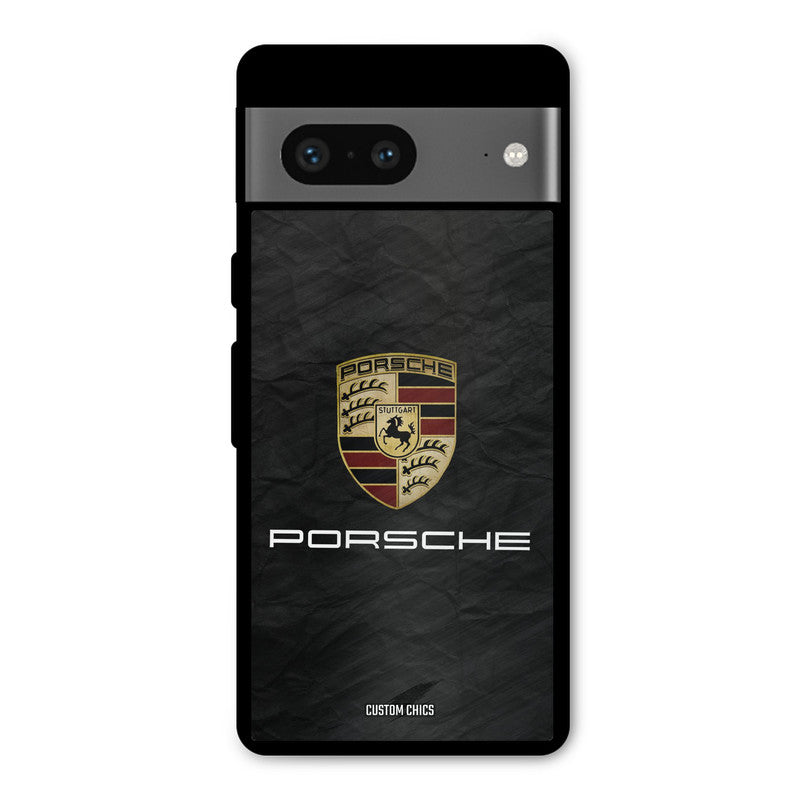 Grey Porsche Google Pixel 7 Mobile Back Cover - Car&Bike PrintShield Case