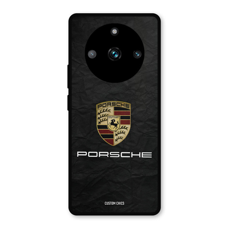 Grey Porsche Realme 11 Pro Plus Mobile Back Cover - Car&Bike PrintShield Case
