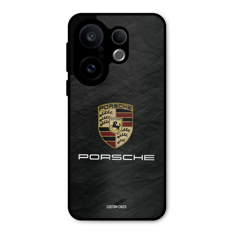 Grey Porsche Vivo X200 FE Mobile Back Cover - Car&Bike PrintShield Case